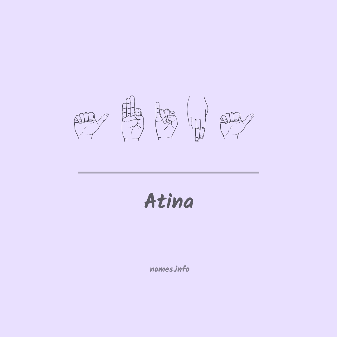 Atina em Libras