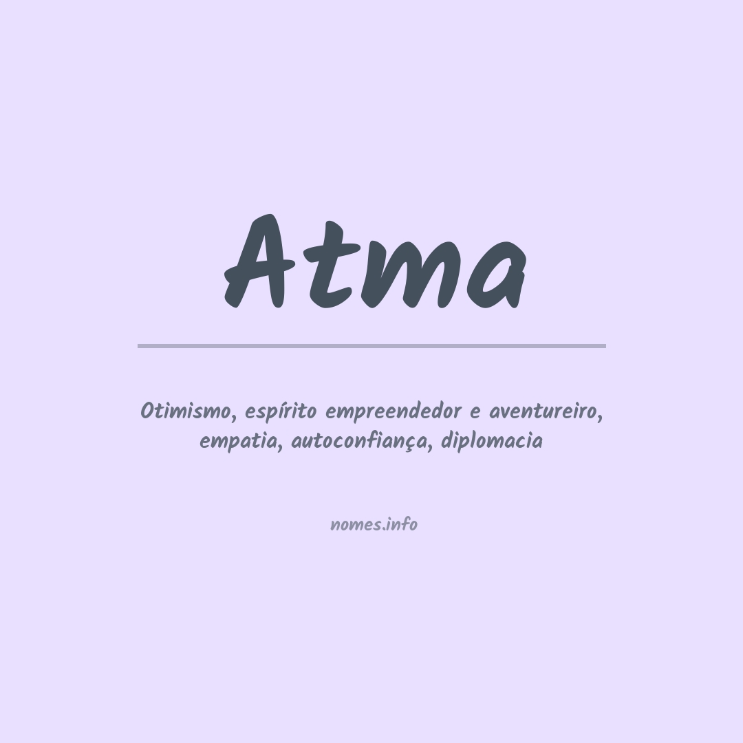 Significado do nome Atma
