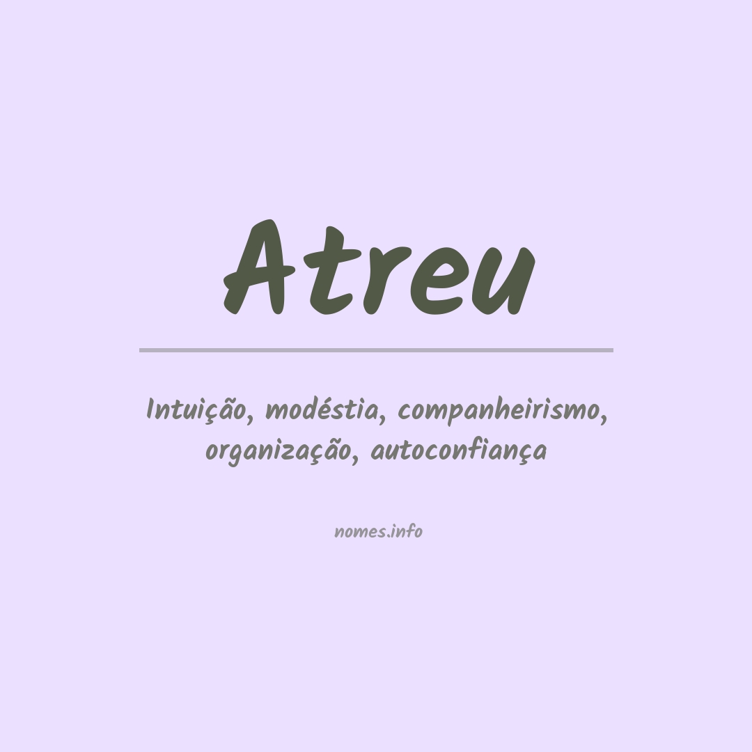 Significado do nome Atreu