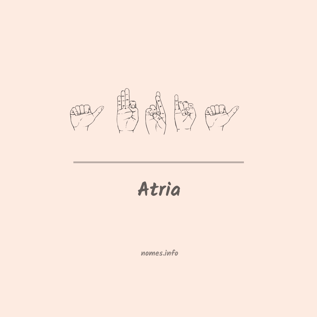 Atria em Libras