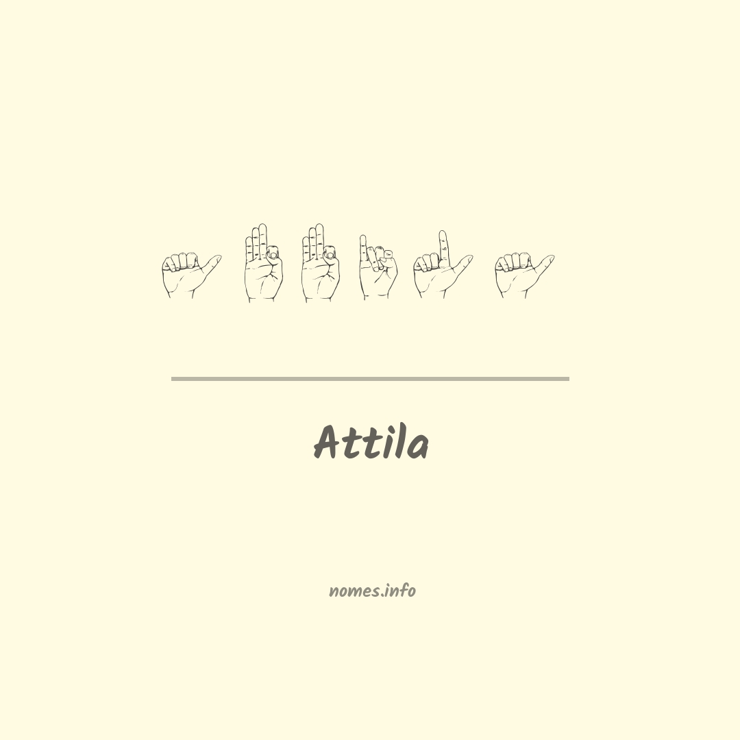 Attila em Libras