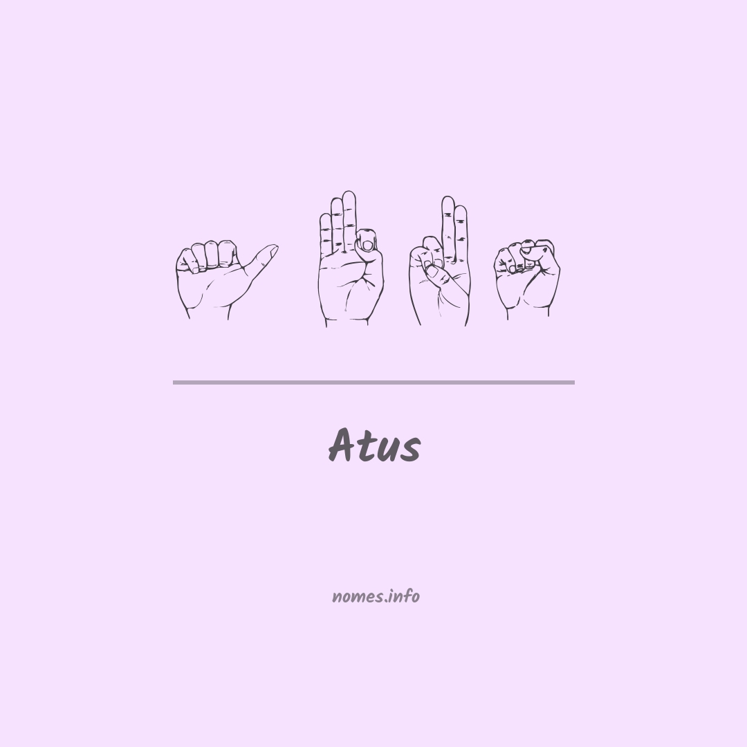 Atus em Libras