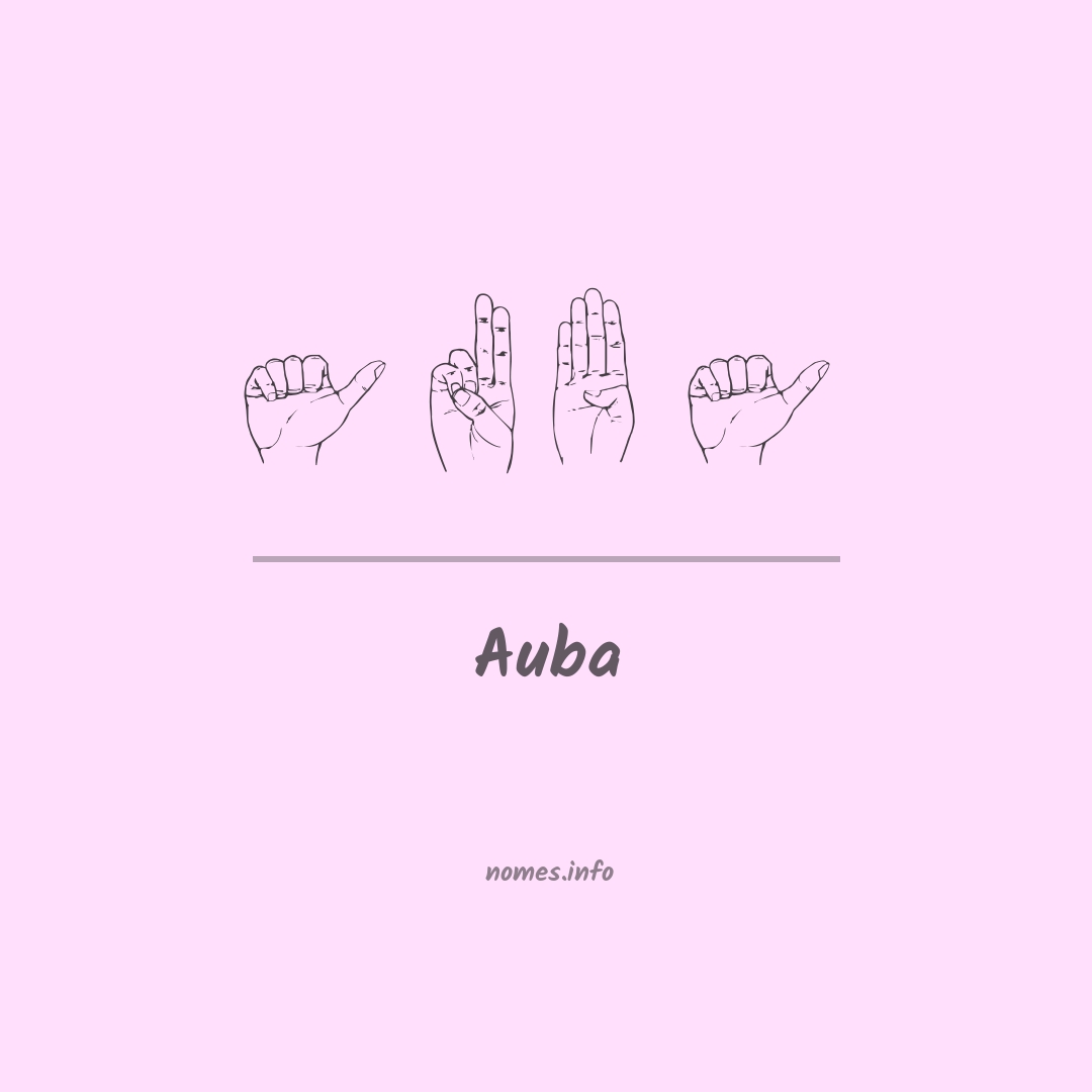 Auba em Libras