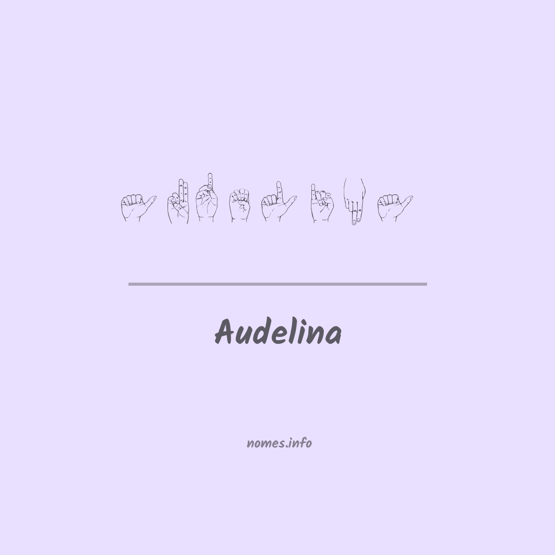 Audelina em Libras
