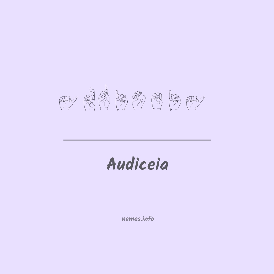 Audiceia em Libras