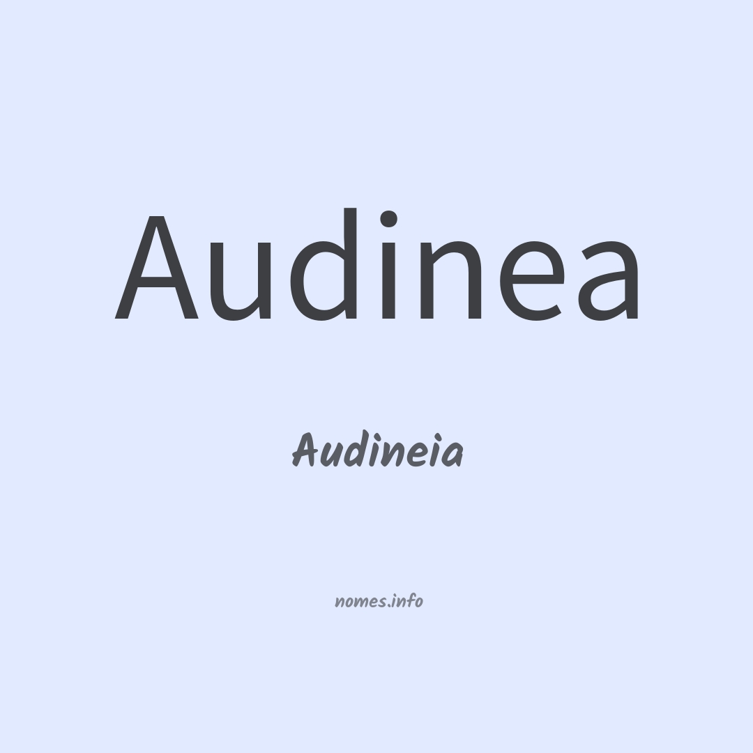 Audineia em chinês Audineia em chinês
