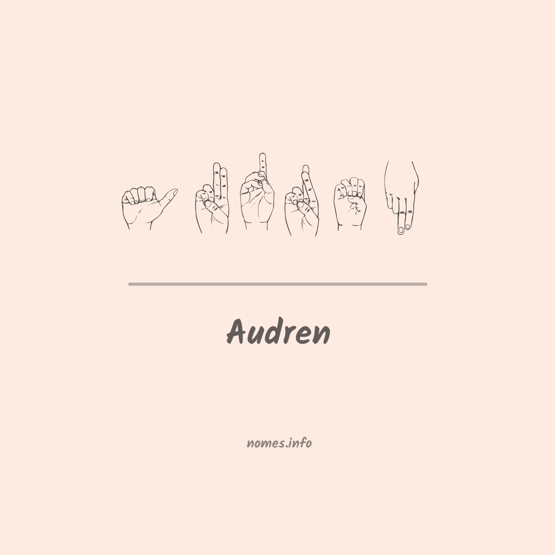 Audren em Libras