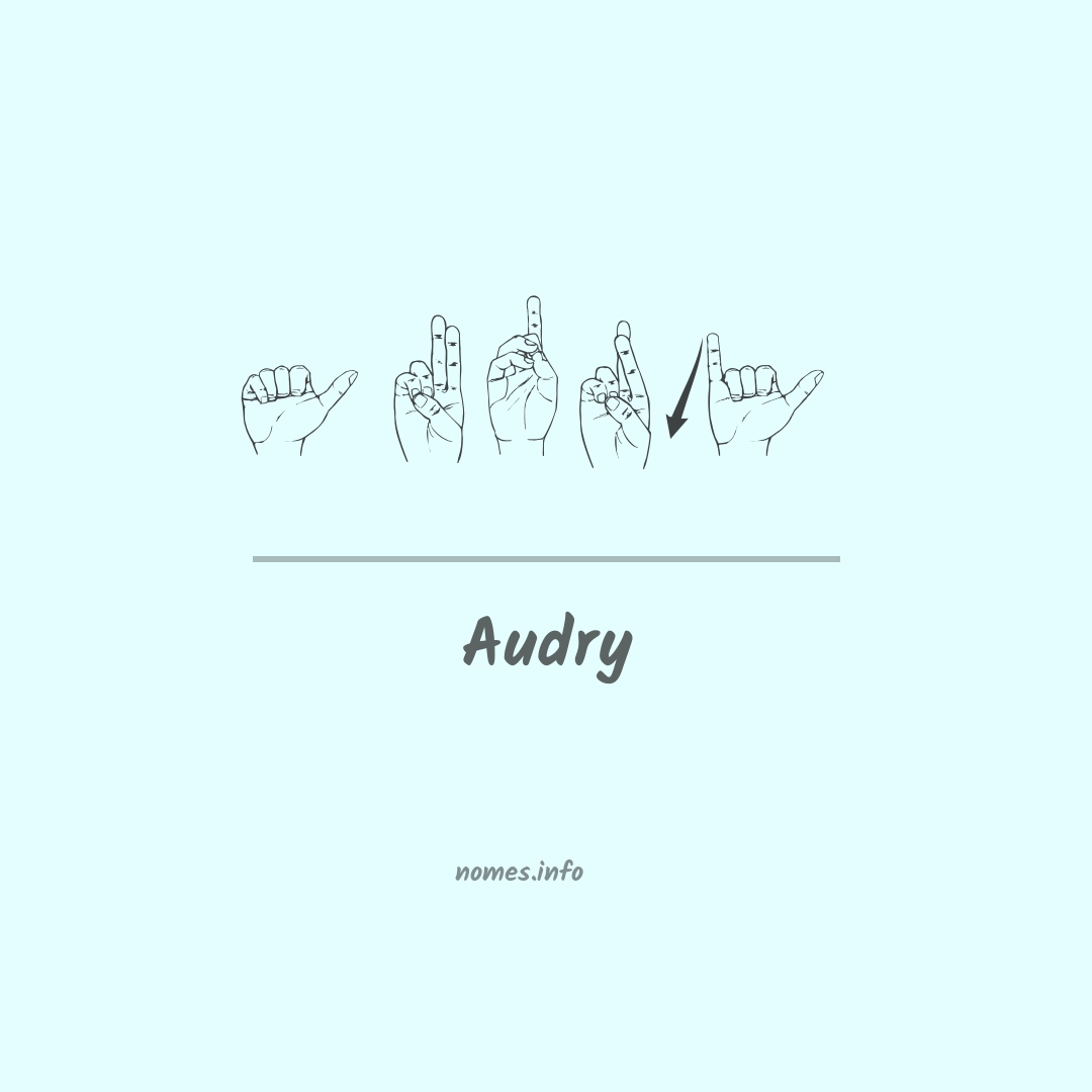 Audry em Libras