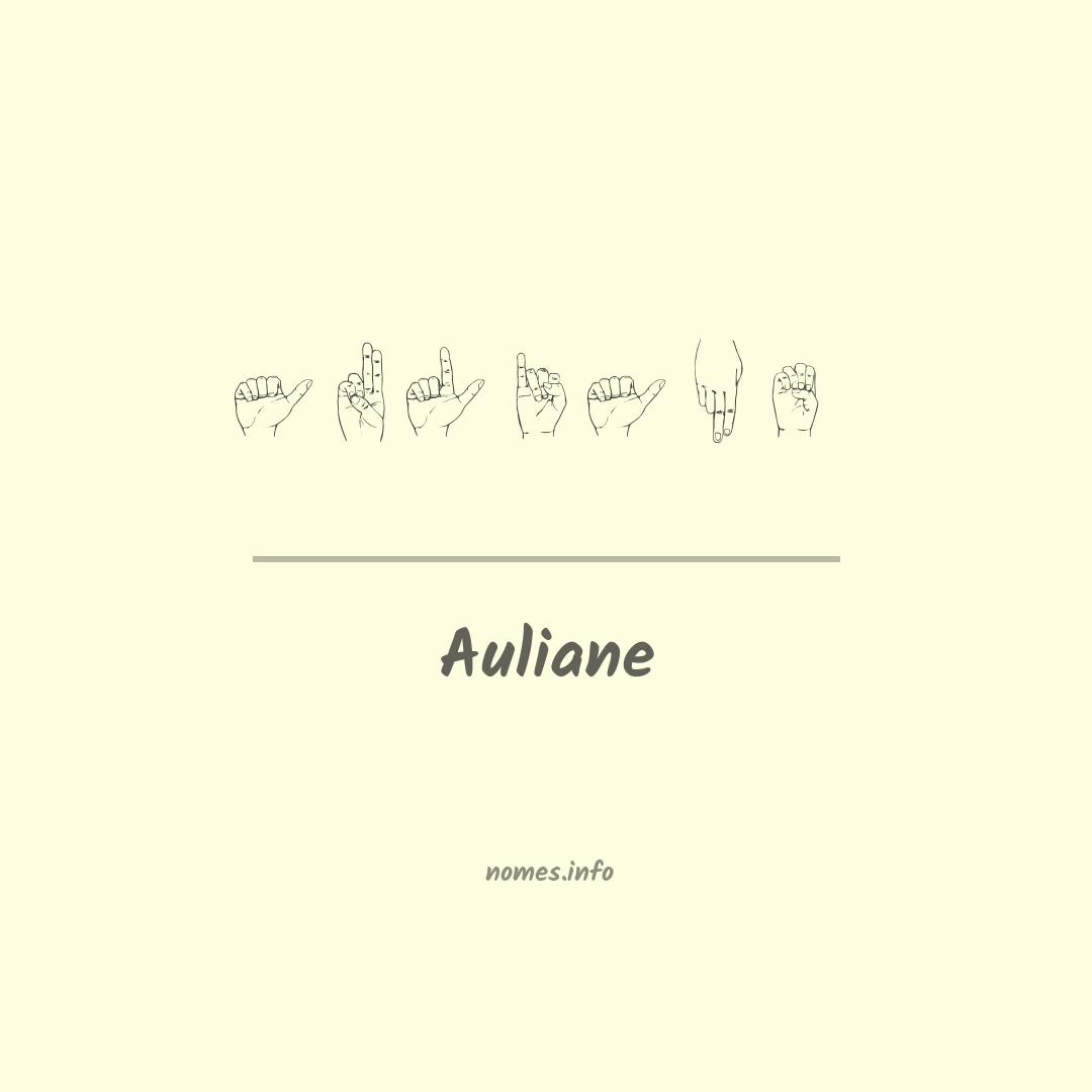 Auliane em Libras