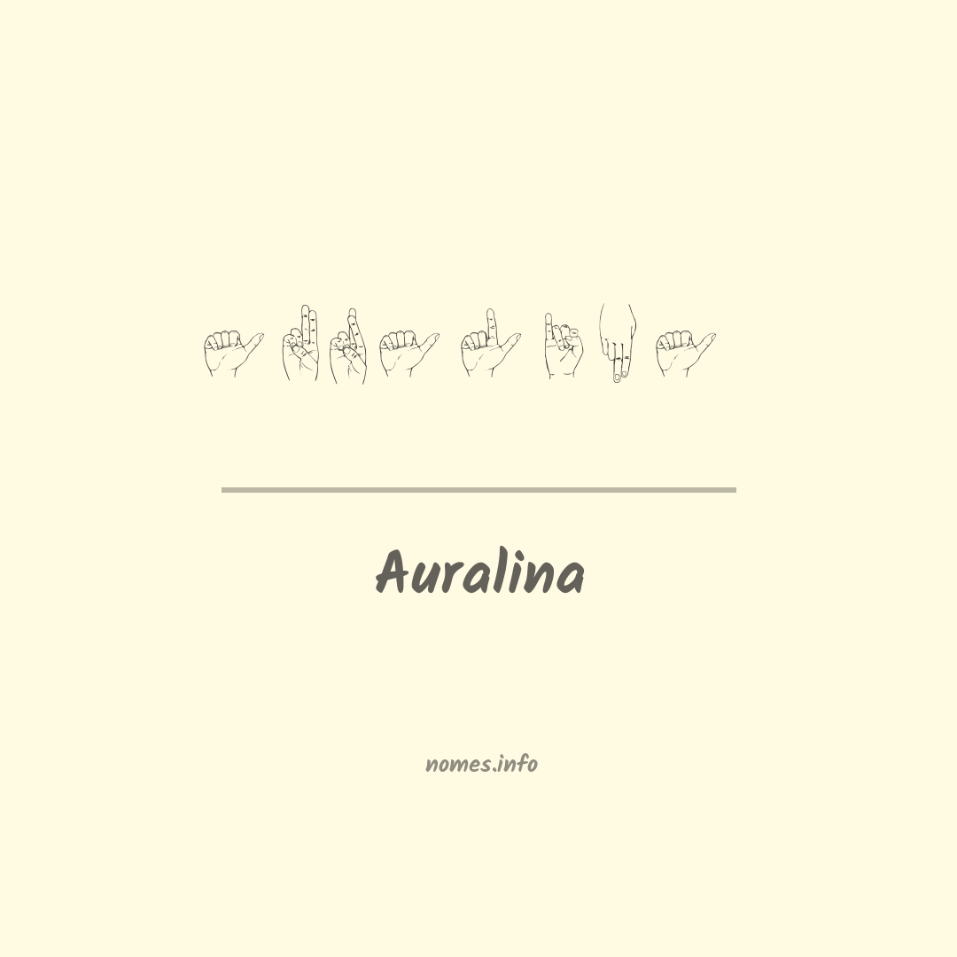 Auralina em Libras