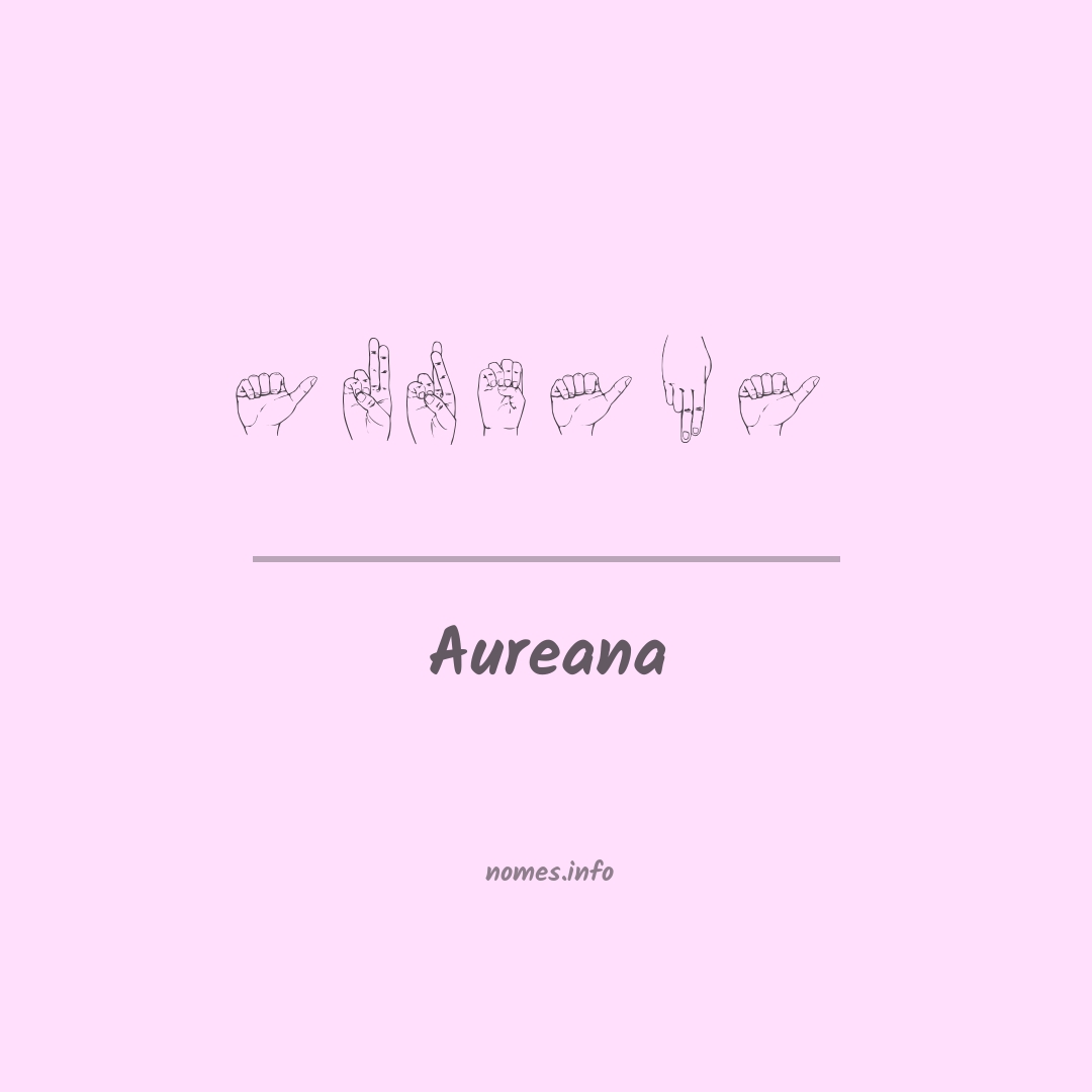 Aureana em Libras