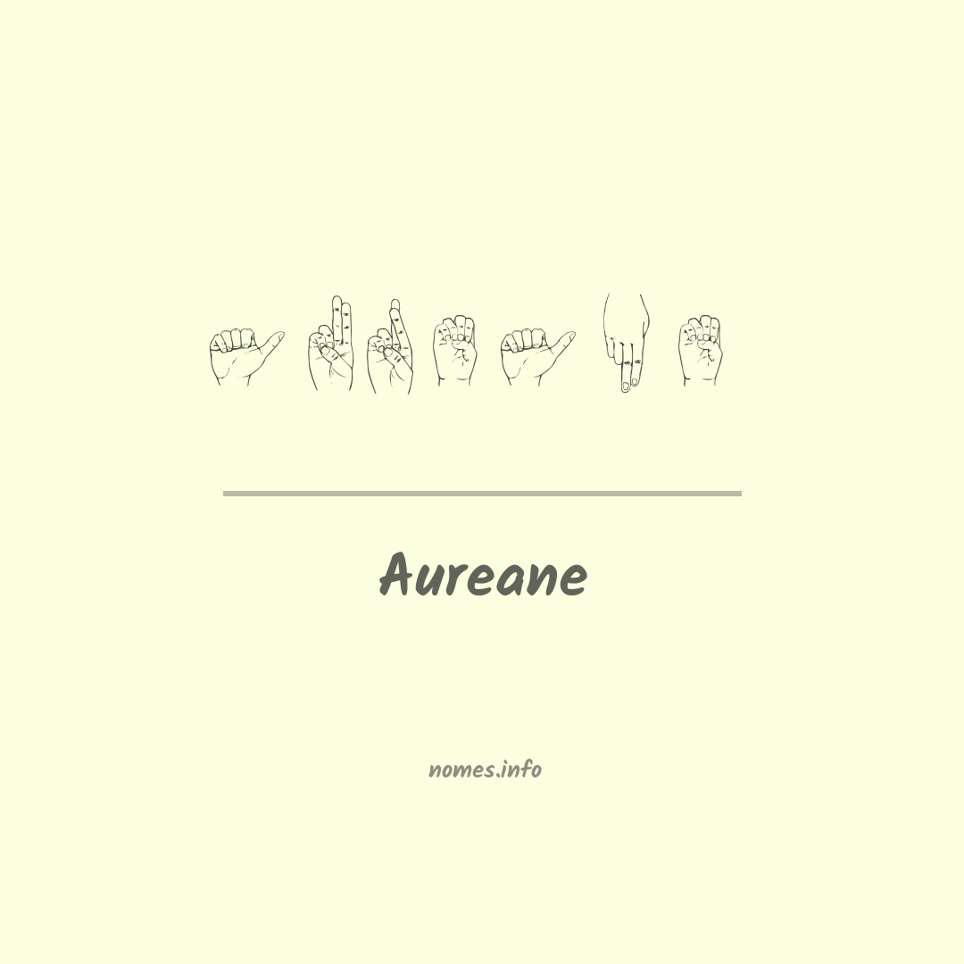 Aureane em Libras