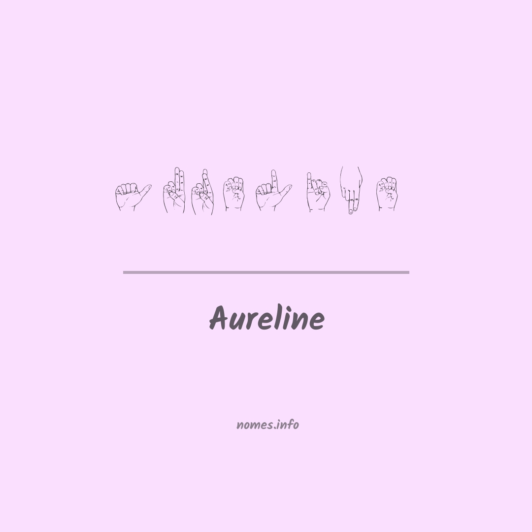 Aureline em Libras