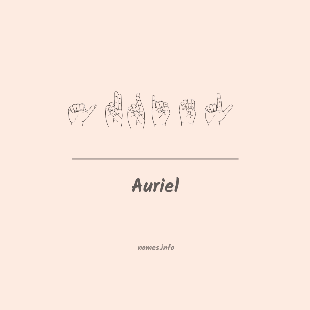 Auriel em Libras