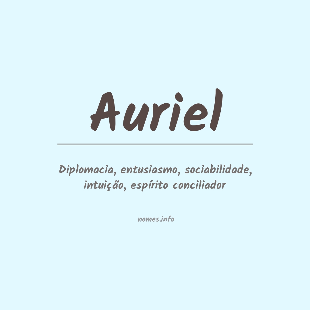 Significado do nome Auriel