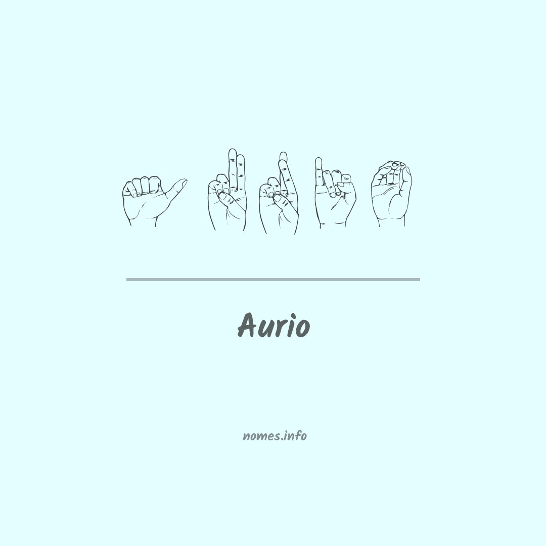 Aurio em Libras