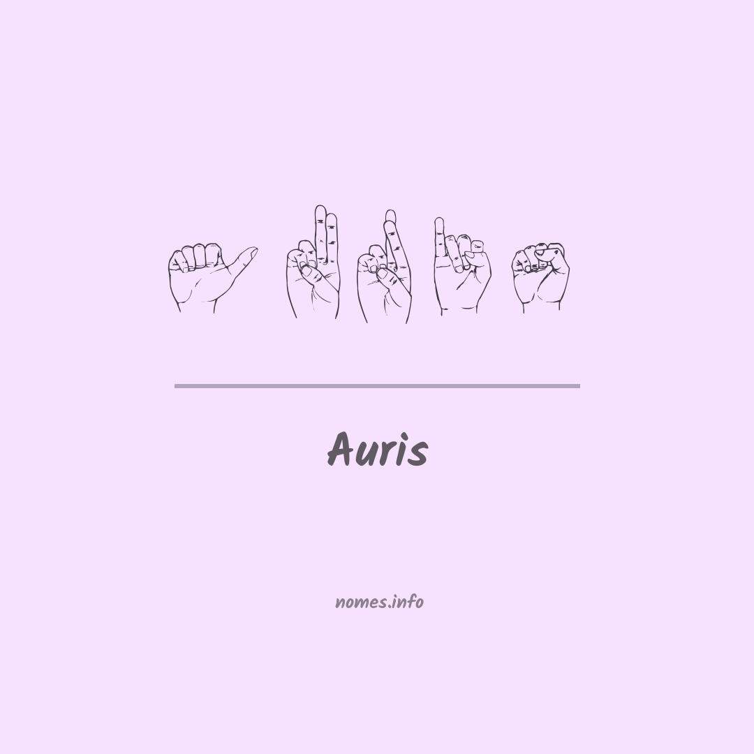 Auris em Libras