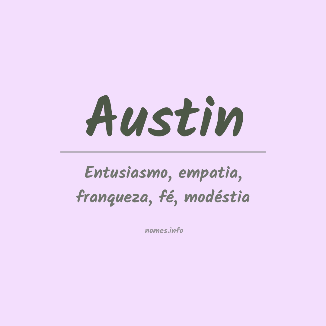 Significado do nome Austin