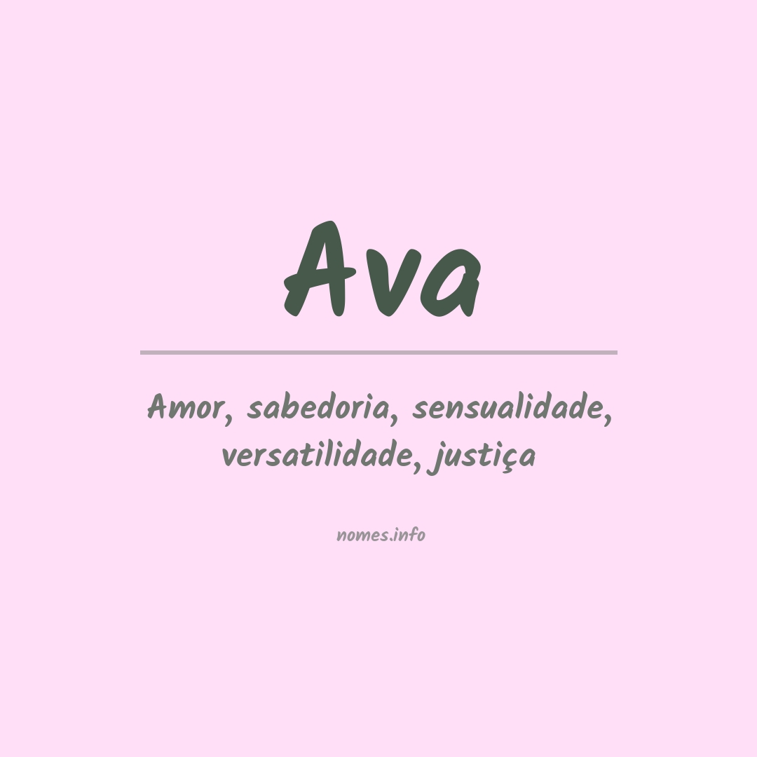 Significado do nome Ava