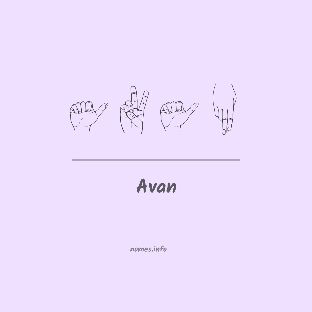 Avan em Libras