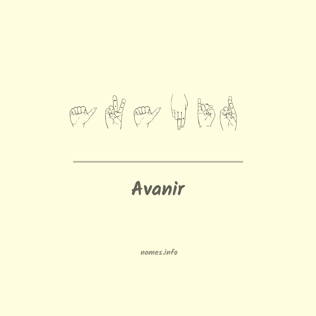 Avanir em Libras