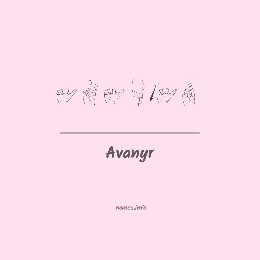 Avanyr em Libras