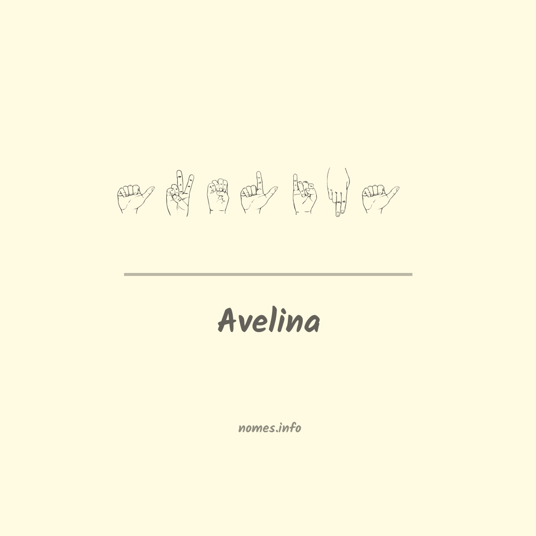 Avelina em Libras