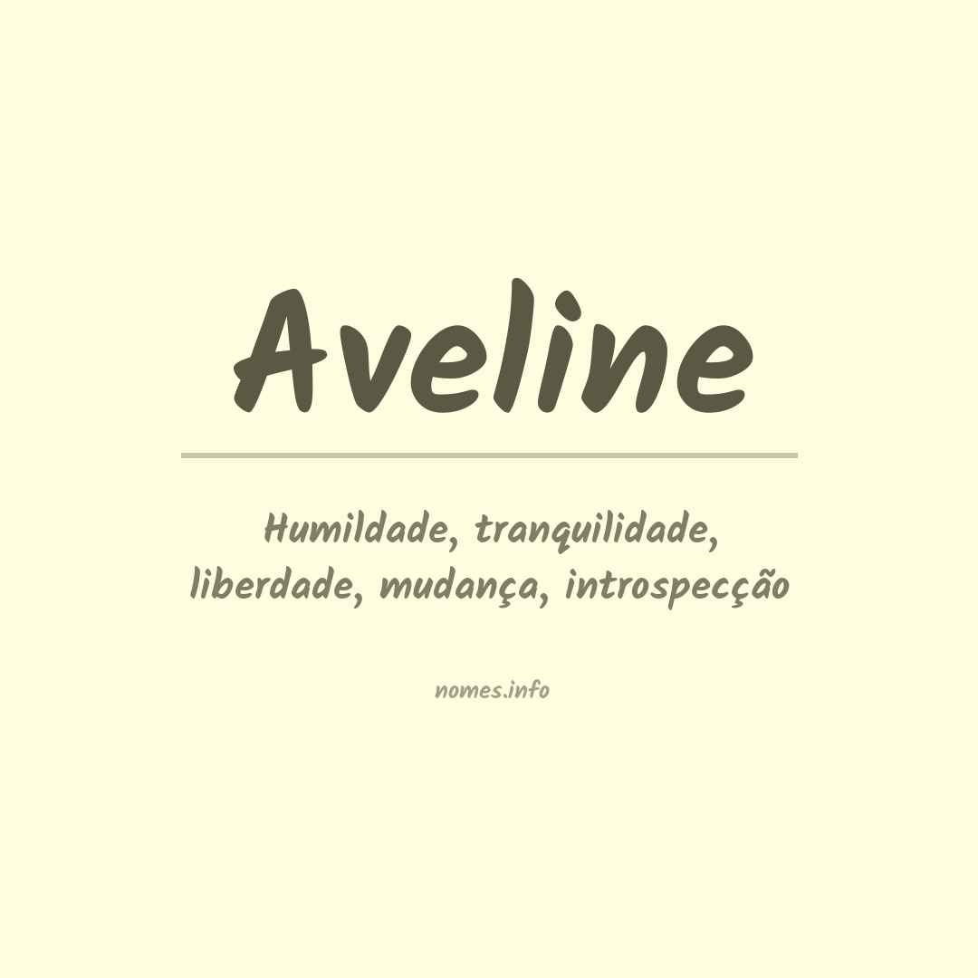 Significado do nome Aveline