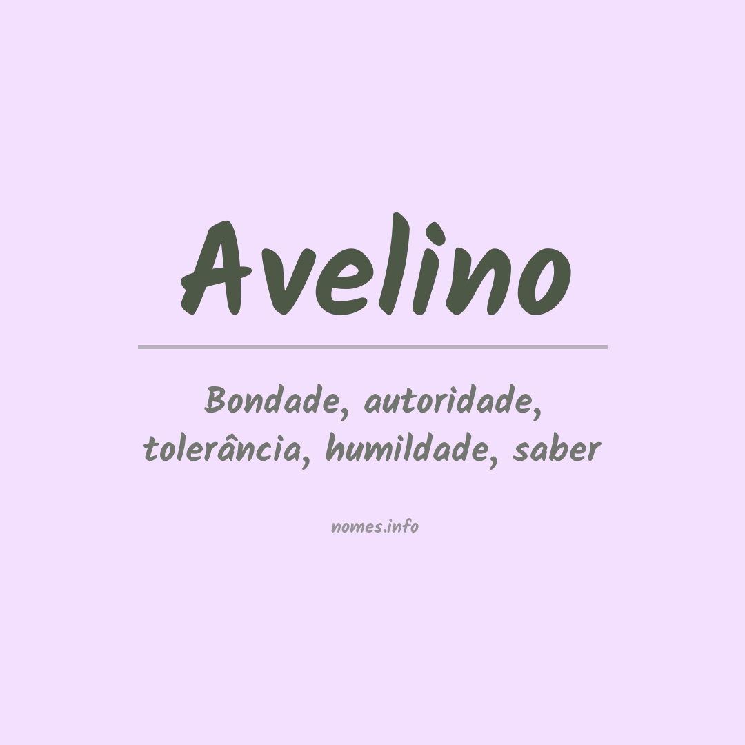 Significado do nome Avelino