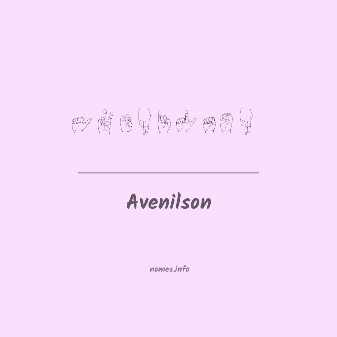 Avenilson em Libras