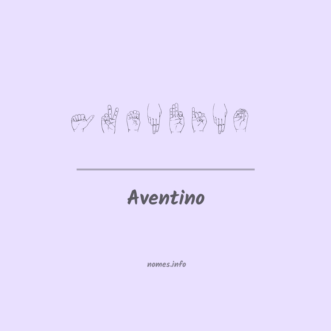 Aventino em Libras