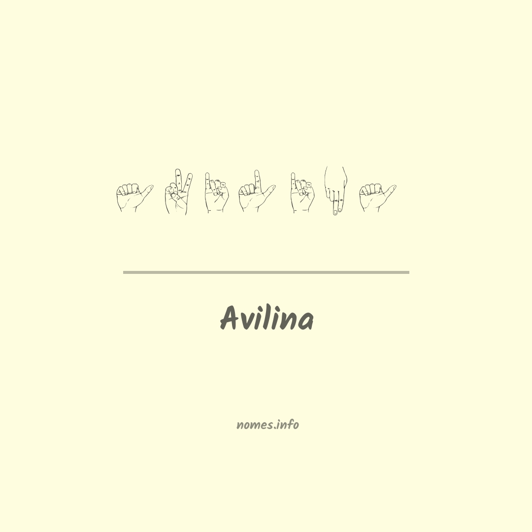 Avilina em Libras