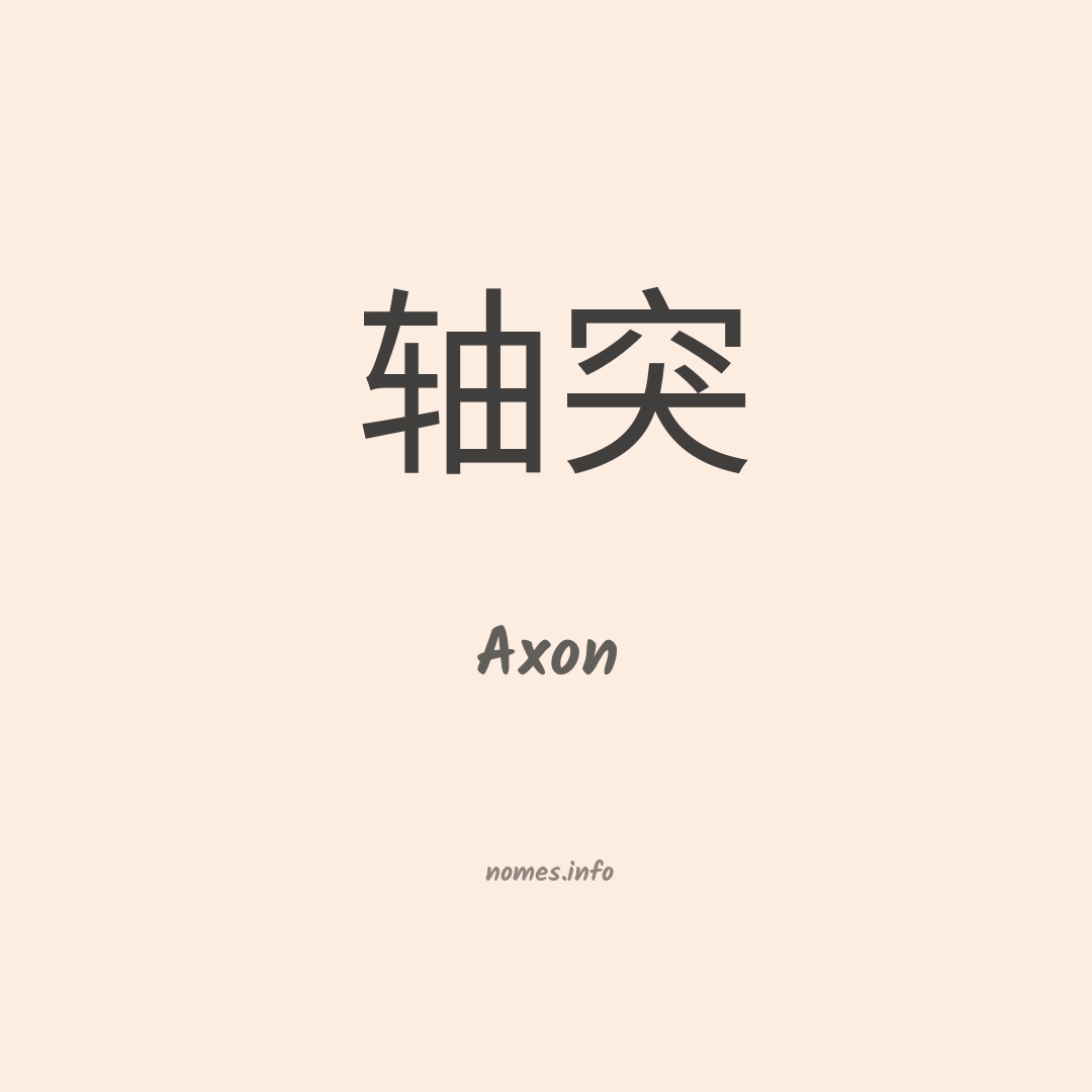 Axon em chinês