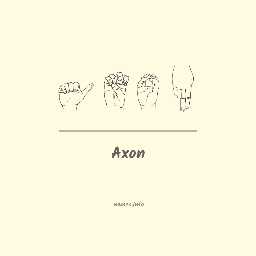 Axon em Libras