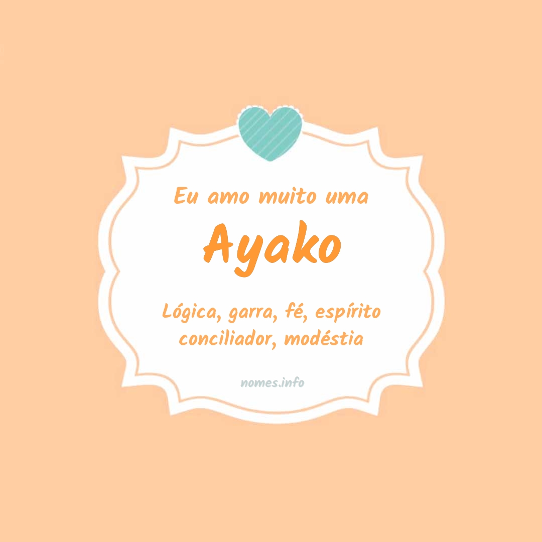Eu amo muito Ayako