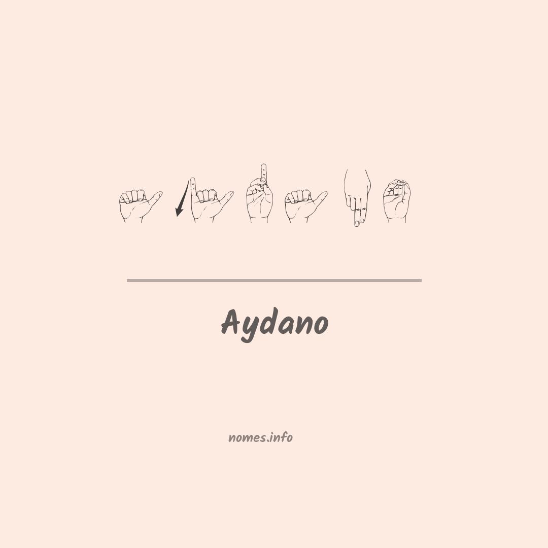 Aydano em Libras