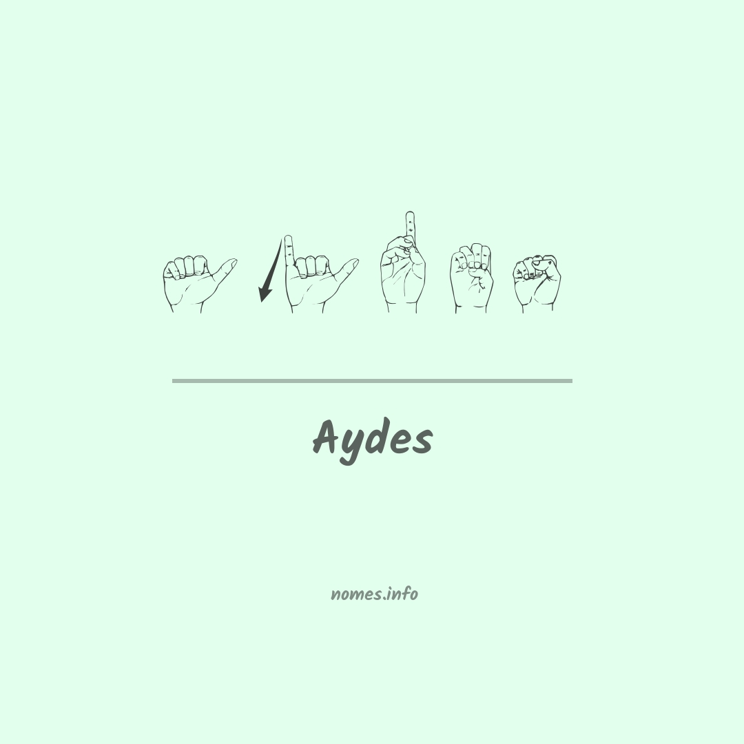 Aydes em Libras