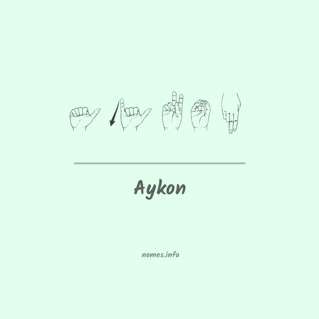 Aykon em Libras