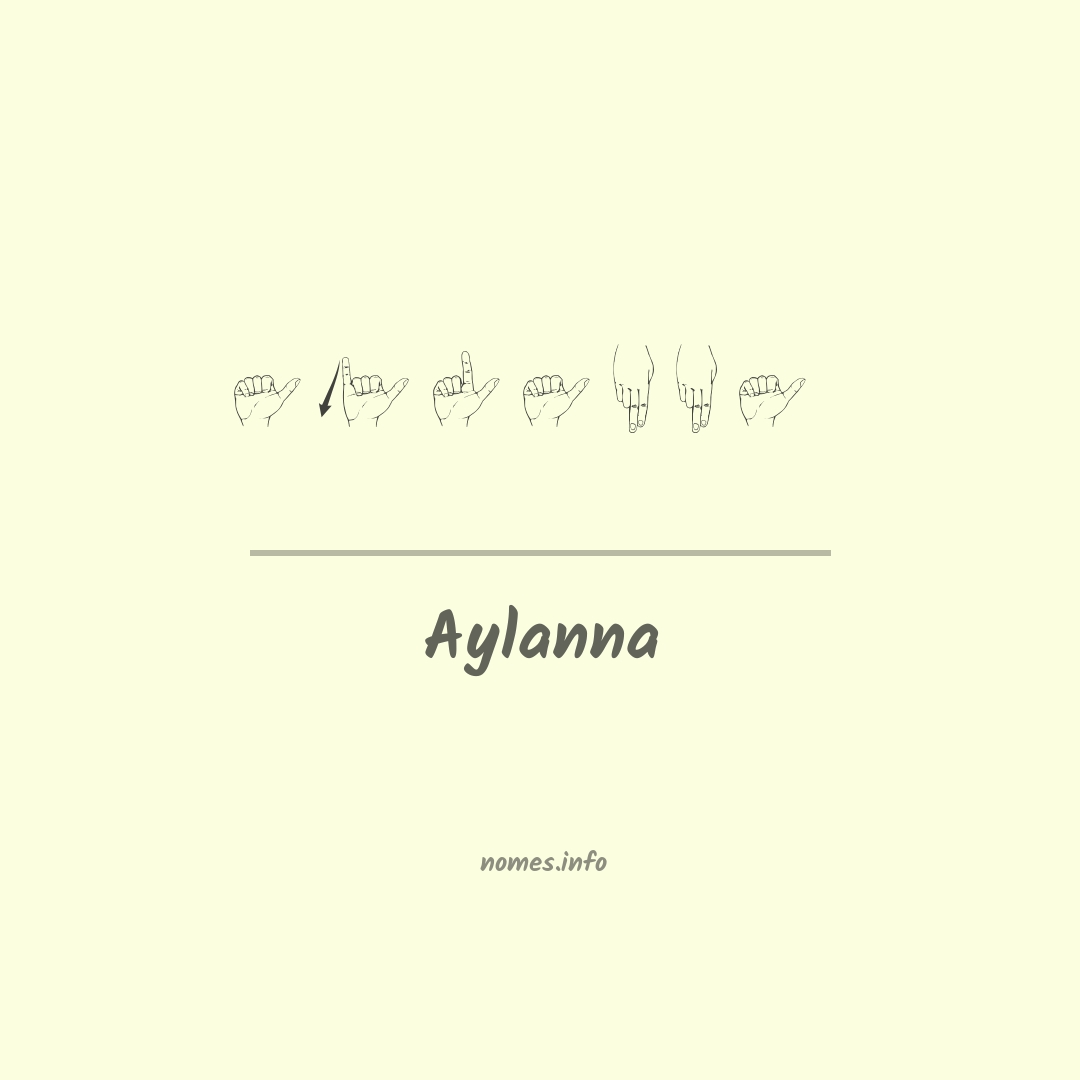Aylanna em Libras