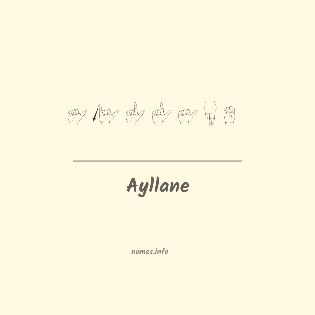 Ayllane em Libras