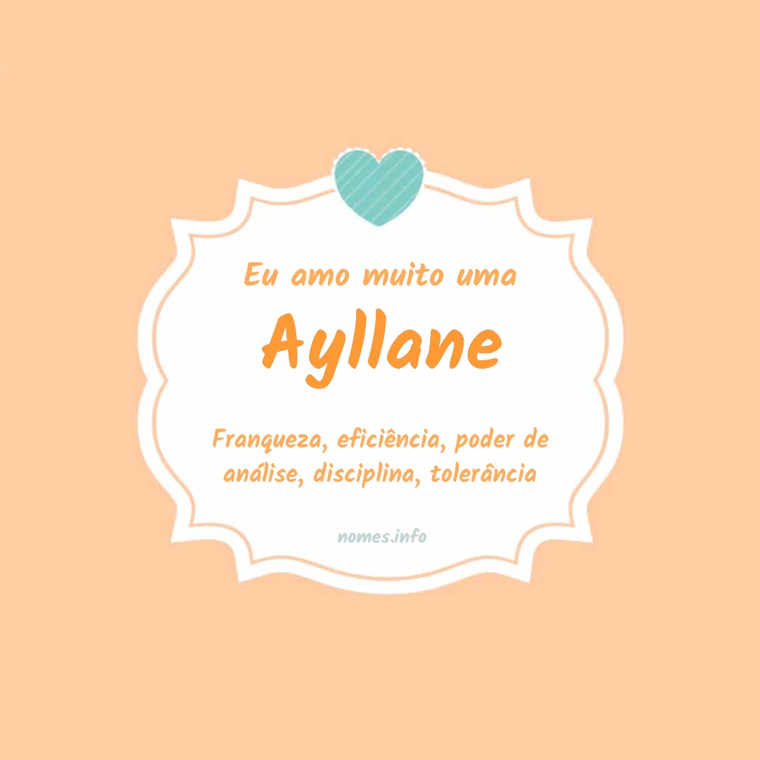 Eu amo muito Ayllane