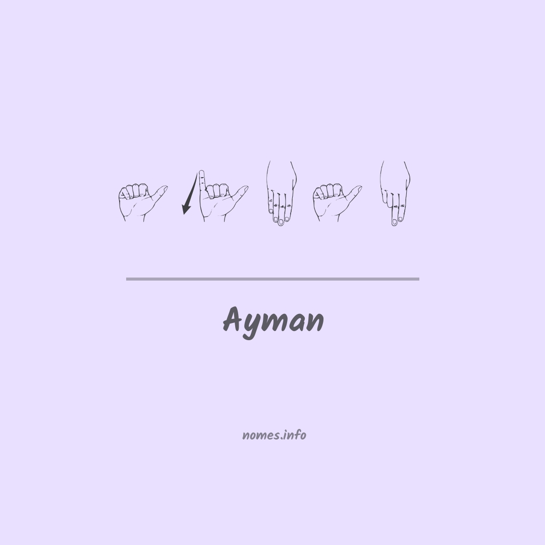 Ayman em Libras Ayman em Libras