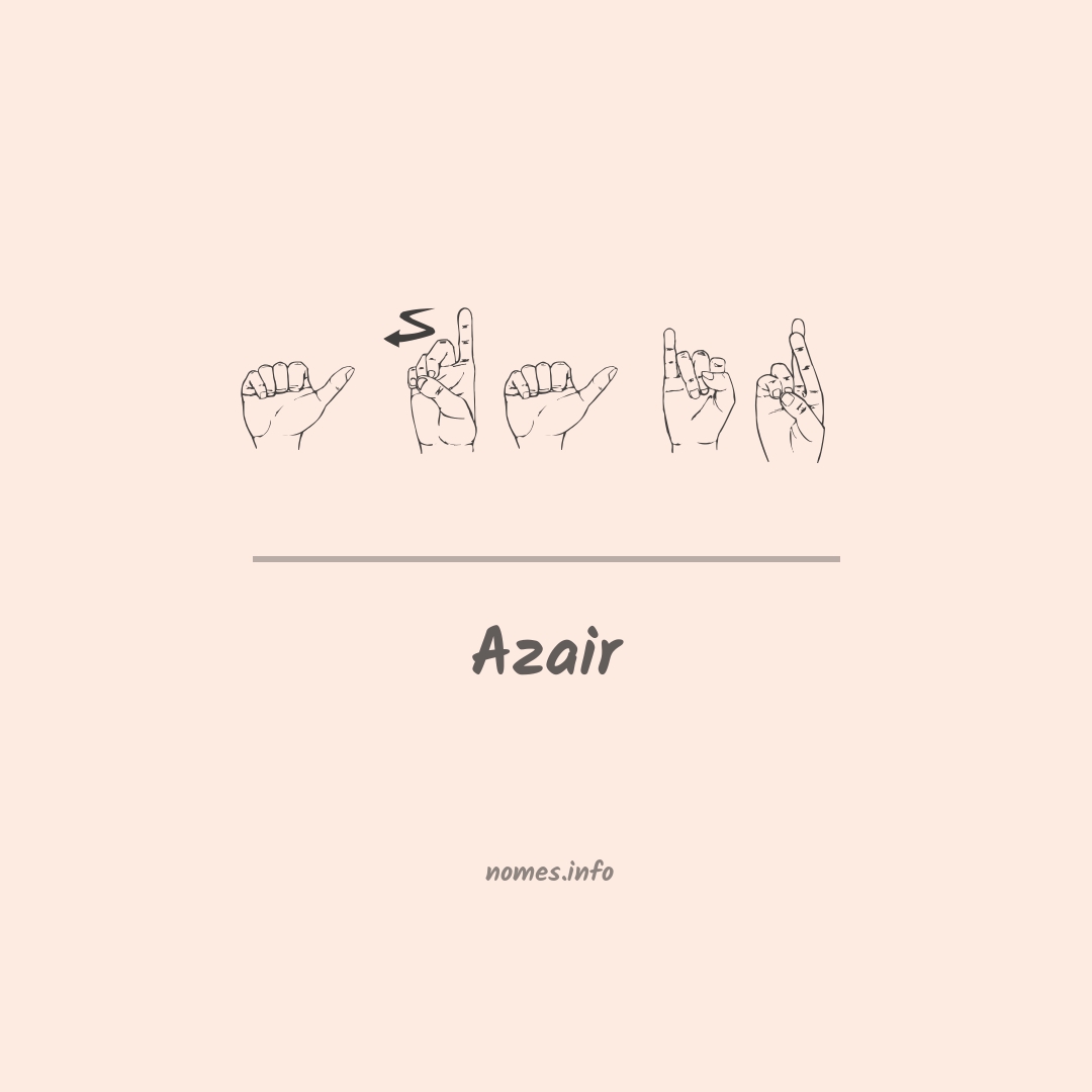Azair em Libras