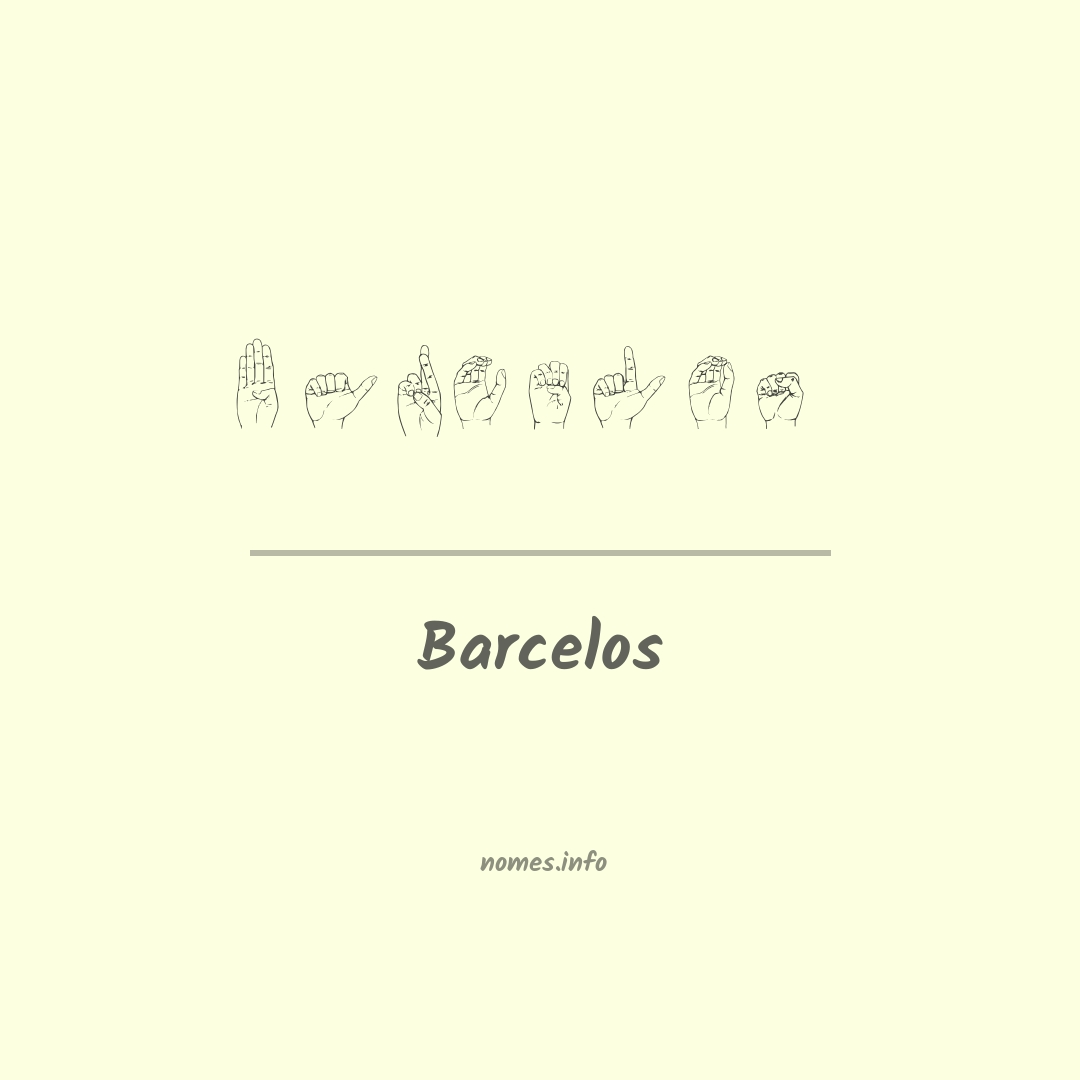 Barcelos em Libras