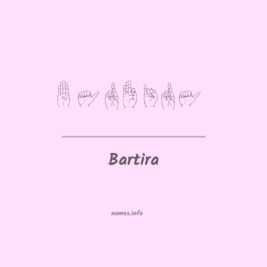 Bartira em Libras