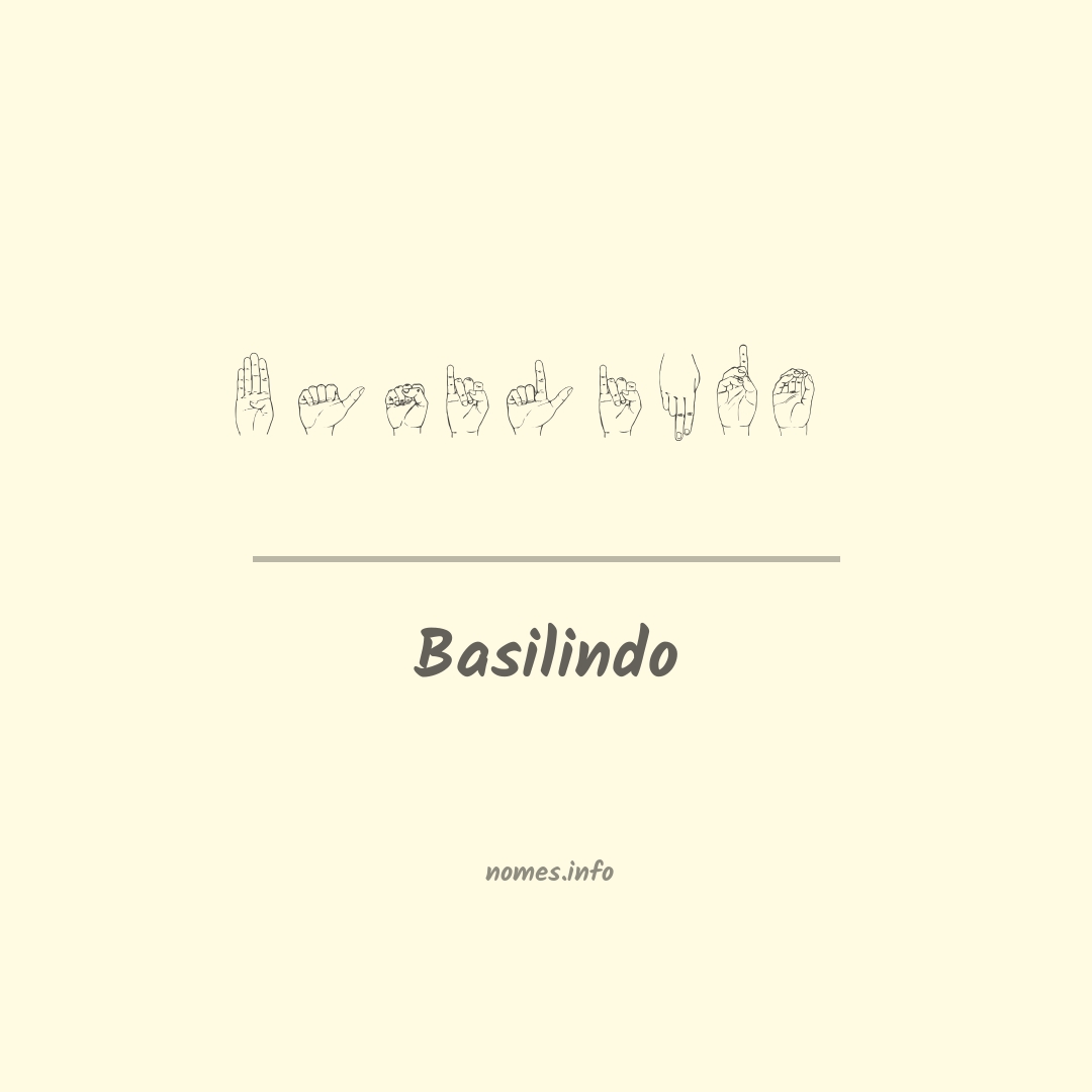 Basilindo em Libras