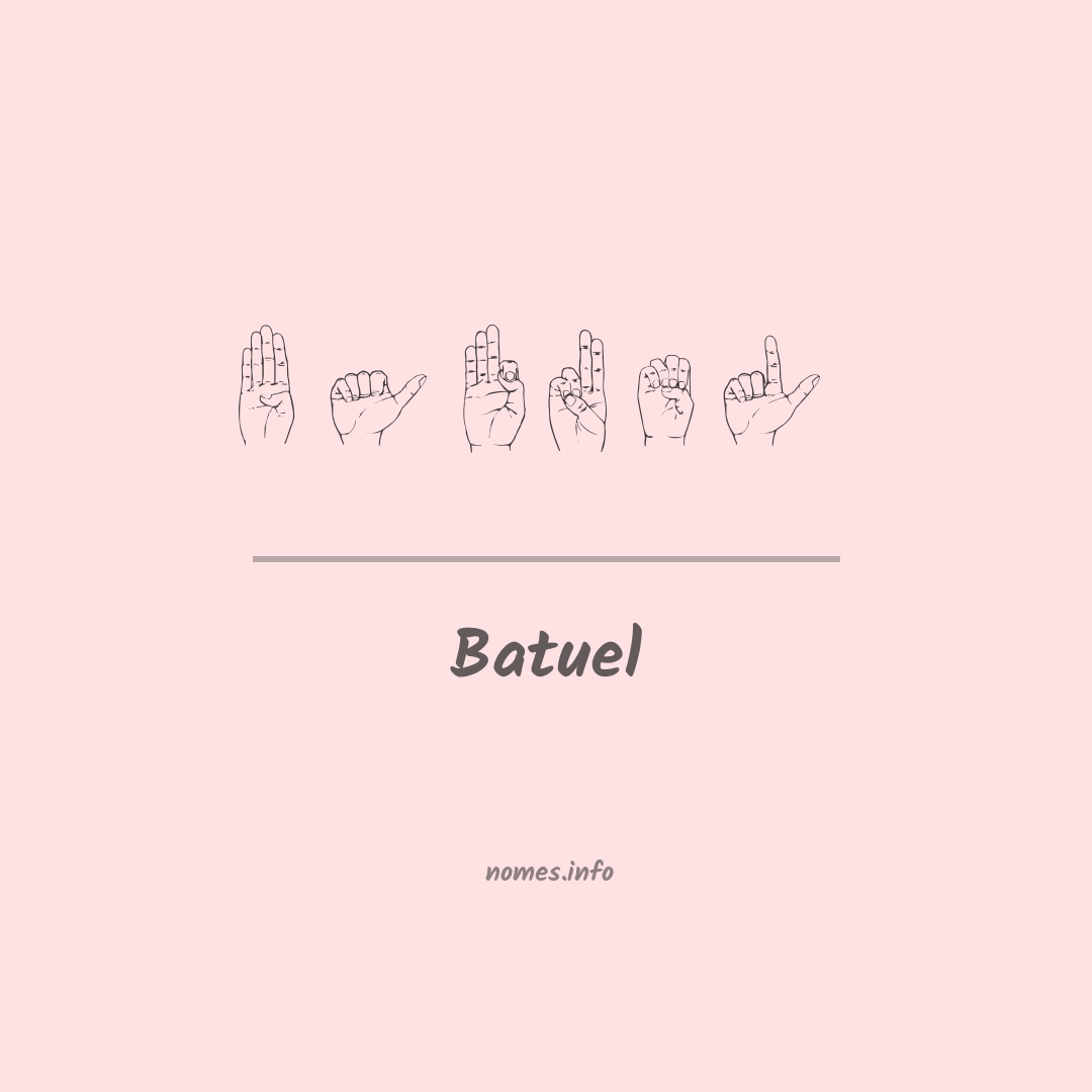 Batuel em Libras