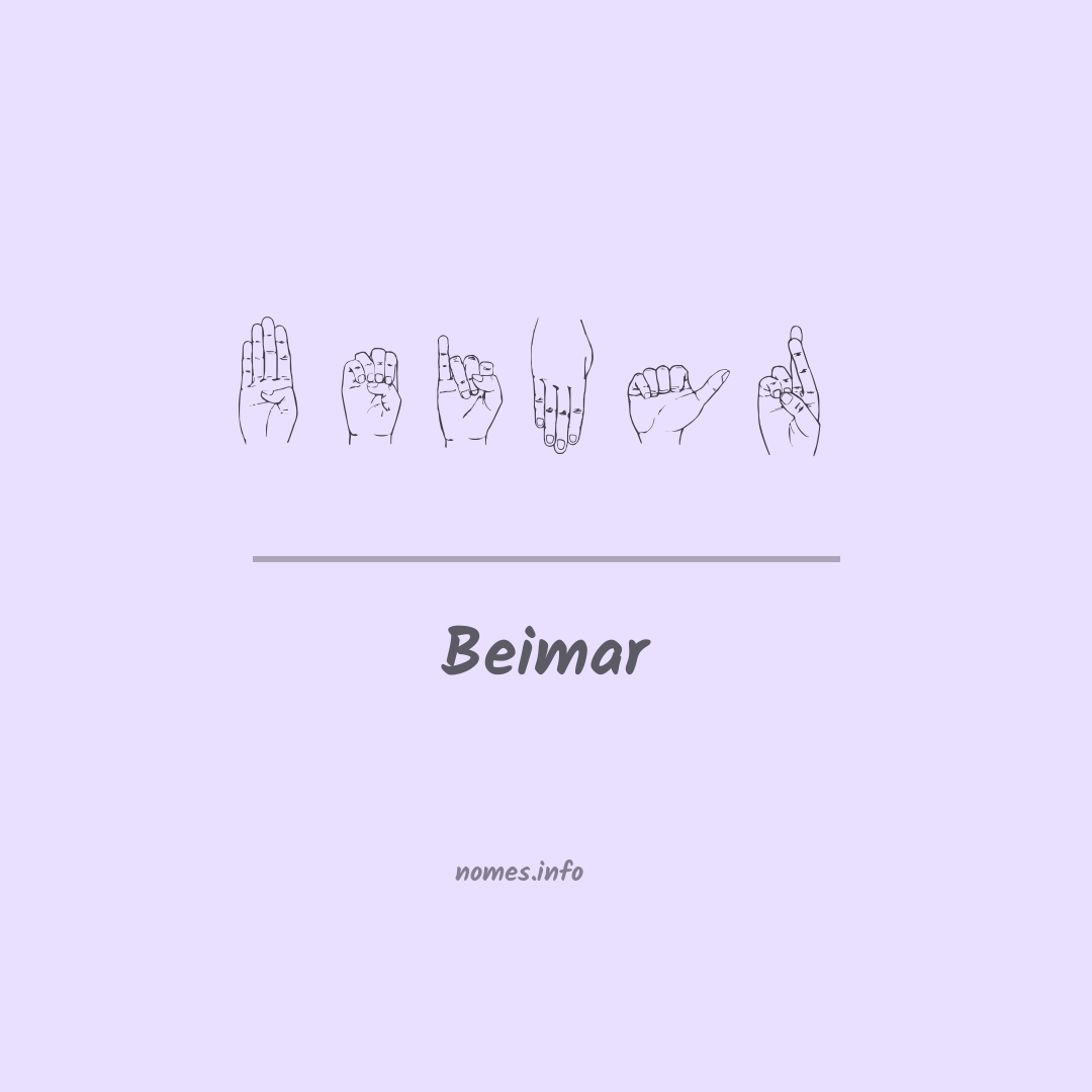 Beimar em Libras Beimar em Libras