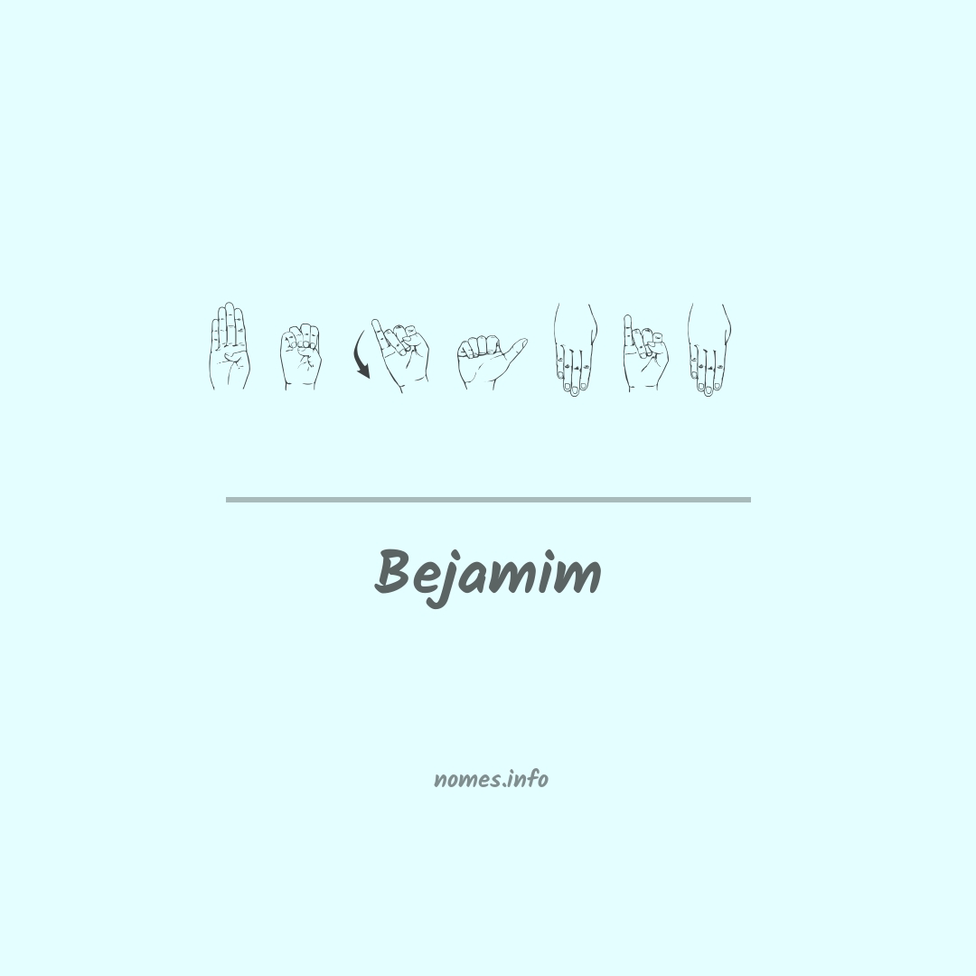 Bejamim em Libras