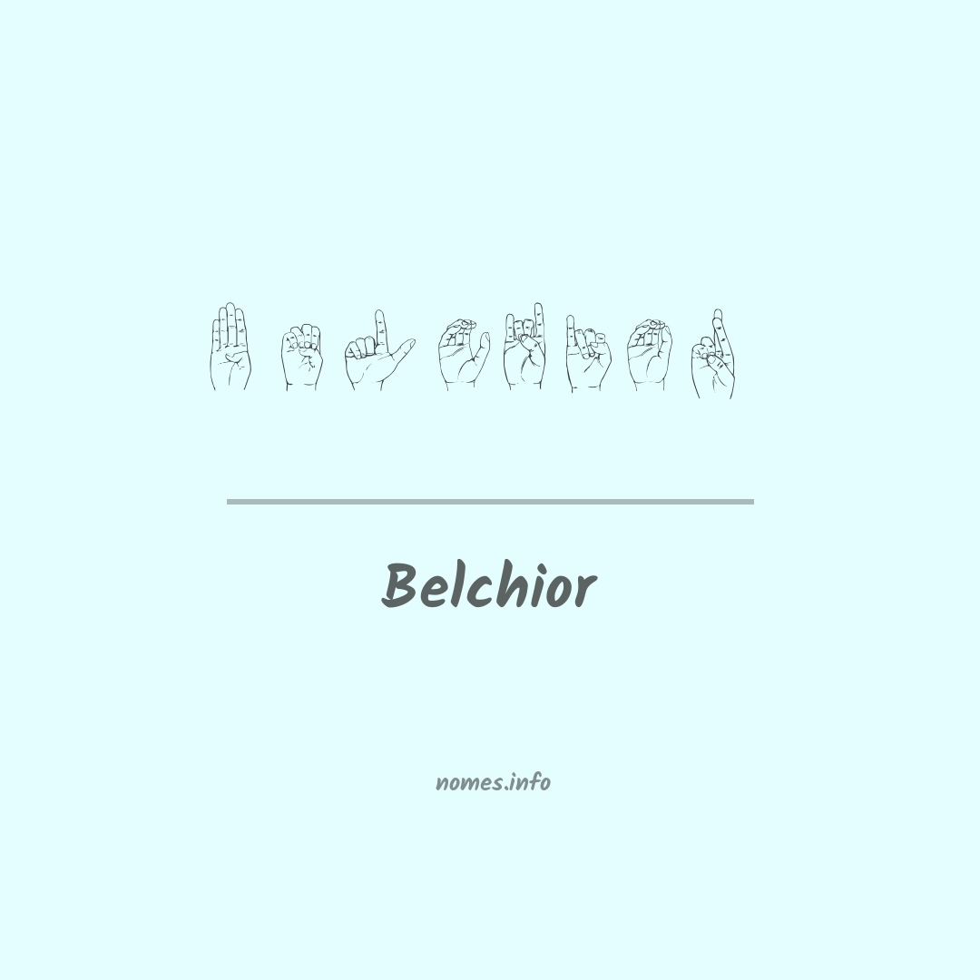 Belchior em Libras